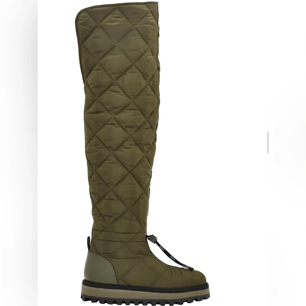 Guess Ladiva Womens Logo Pull On Over-The-Knee Boots